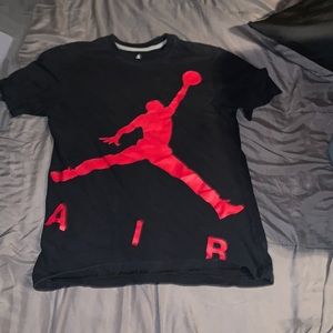 Red and black Jordan shirt